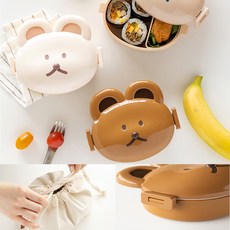 로마네 유아 도시락통 유치원소풍도시락 어린이집 캐릭터 1단, 1개