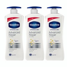 바세린 인텐시브케어 어드밴스드 리페어 바디로션, 600ml, 3개