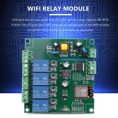 IOT스위치 스마트스위치 ESP12F 와이파이 릴레이 모듈 ARDUINO IDE 스마트 홈 IOT 리모컨용 스위치 ESP8266 4 채널 AC90250V DC730V 5V 지연, 한개옵션0