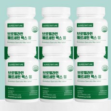 순수네이처 브로멜라인 큐 퀘르세틴 파인애플 소화 효소 파파인 칼륨 케르세틴 Quercetin 쿼세틴 붓기차 식약청 인증 퀘르세톨 케르세톨 bromelain 퀘세틴, 60정, 6개