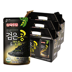 삼육두유 검은콩&칼슘 검은콩두유 파우치, 60개, 190ml