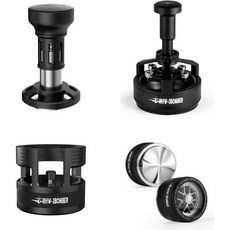 MHW-3BOMBER 3PCS YU 시리즈 에스프레소 탬퍼 58MM & WDT 툴 포르타필터 홀더 커피 유통업체 핏