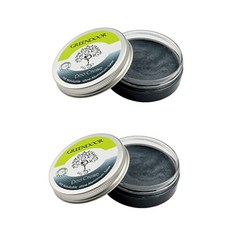 GREENDOOR 그린도어 블랙 파우더 데오트란트 크림 50ml 2팩 Black Power Deodorant Cream, 2개
