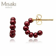 MISAKI 미사키 QCREBLISSMINIRED 진주 이어링 BLISS MINI RED QCREBLISSMINIRED