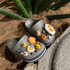 [위다드] 크록스 지비츠 꼬꼬 계란후라이 세트 11pcs