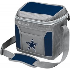 Coleman NFL Soft-Sided Insulated Cooler and Lunch Box Bag 9-Can Capacity Dallas Cowboys, 단일옵션