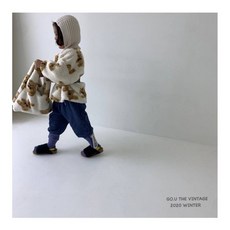 도앤뉴 아동복 겨울 베어 뽀글이 티셔츠