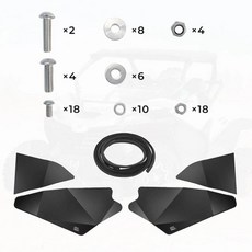 KEMIMOTO UTV 알루미늄 하부 도어 인서트 ZFORCE 950 H.O. 5BY #-807000-1000 스포츠 EX, 01 Door, 1. Door