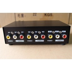 AV선택기 MT-231AV2입 AV절환기 이진일출 삼련화 AV분배기 RCA2수입 1나감 전환, 기본