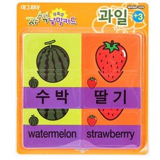 [마그피아] 자석낱말카드 과일, 1개