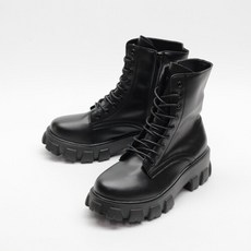 시크덩꼬페이턴트레이스업가보시통굽하프워커힐