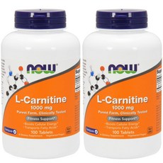 나우푸드 L-카르니틴 1000 mg 타블렛, 100개입, 2병