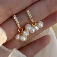 담수진주드롭귀걸이