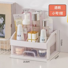 Jun.24 63번 넷 레드 화장품 수납함 책상 서랍형 스킨케어 립스틱 투명 선반 숙소 문구 수납 신기Z