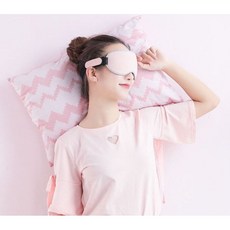 플러스 눈 안구 마사지기 온열 안대 온찜질 찜질기 온열기 안구건조증 치료기 꿀잠 수면 안경, 그레이, 베이직