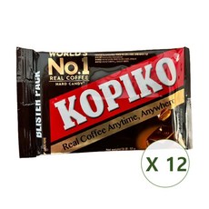 코피코 커피 캔디 잠깨는 사탕 블리스터팩 32g x 12개