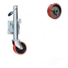 카라반바퀴고정지지대