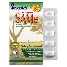 뉴트라라이프 The 오리지널 SAMe 400mg 장용 코팅 60정, 60개, 1개