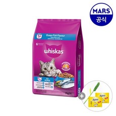 위스카스 포켓 오션피쉬 고양이 사료, 7kg, 1개