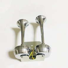 대형트럭 경음기 화물차 화물차크락션 경고음 나팔 대형 어선, 트윈 튜브 전기 경적 12V, 1개
