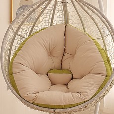 라탄 방석 쿠션 새둥지형 요람 등받이 세탁 대형, 상세이페이지 참고, 밝은 회색 185x90CM