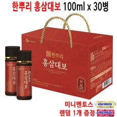 CJ 한뿌리 홍삼대보 10~40병(안전포장)홍삼드링크, 100ml, 30병