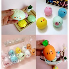 (인기템 25종_골라담으세요)말랑이 세트 모음 만두 심쿵란등 주물럭 클레이 스퀴시 스트레스볼 해소 놀이, 리얼 말랑 복숭아