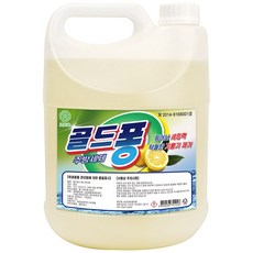 크로바 최/고/급 골드퐁 주방세제 대용량 업소용 말통, 1개, 4L