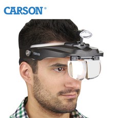 카슨돋보기 미국 카슨 머리착용 LED 돋보기 4종 렌즈 CP-60 카슨 머리착용돋보기 CP-60 1개