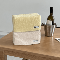 리핏 크림 휴지케이스 직사각형 (2Colors)