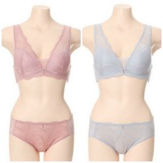 비비안 꾸띄르 수입레이스 런닝형노와이어브라 햄라인팬티세트(2컬러) BR895A BP895AP
