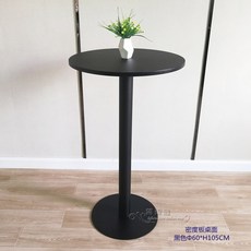 바테이블 원형 스탠딩 카페 홈바 탁자 펍 칵테일 식탁 라운지 야외, 블랙보드60x높이105CM, D. 블랙60x높이105CM