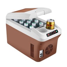 차량용 냉장고 차 내부 화물차 차박 냉동고 바구니, 20L(블랙/LCD 화면)