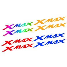 데일리쇼핑 오토바이 XMAX 카울데칼 카울스티커 커버 로고스티커 야마하, XMAX1줄(골드), 1개