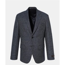 로가디스 20FW[COUTURE] 블루 울실크 팬시 미니체크 재킷 RX0811R31P