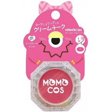 BW (뷰티 월드) 모모코스 크림 치크 & 립 MMC 505 토크 토크 핑크 (2.8g), 1