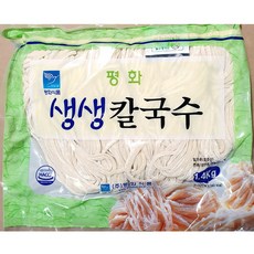 칼국수(평화 1.4kg) 업소용 생칼국수 면사리, 1.4kg, 1개