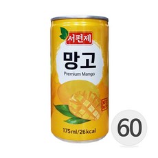 다인 서편제 망고 175ml 30캔x2박스, 60개