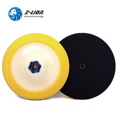 [해외] Z-LION 5 &quot;2 pcs 5/8-11 백킹 플레이트 스폰지 보닛 폴리 셔 앵글 그라인더 용 백킹 패드 자동차 연마 도구 후크 루프 백커 패드, 1개