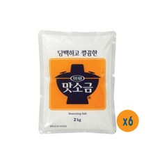 미원 맛소금, 2kg, 6개