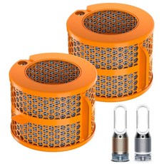 RONGJU Air Puri-Fier 가습기 탄소 섬유 증발기 필터 교체 부품 Dy-Son PH01 PH02 PH03 PH04 PH3A 공기 청정기 교체 부품 2팩 101289, 1개