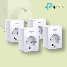 티피링크 Tapo P110 4팩 미니 스마트 플러그 타이머 콘센트 4개
