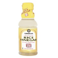 Kikkoman Seasoned Rice Vinegar 10 Fluid Ounce Kikkoman 양념 쌀 식초 10액량 온스, 1개, 296ml