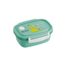 스케이터 락 가볍고 가벼운 도시락통 M레인지 대응 550ml 포켓몬스터 보존용기 XPM4A, 1개