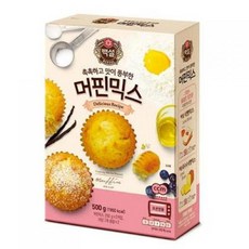 백설머핀믹스 CJ 500g, 1개