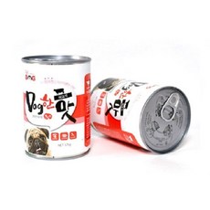 [CP타&3W] 애견 습식 사료 개참치 반려견 강아지캔 375g 소고기 외출 @K4A7X3T, gg 1