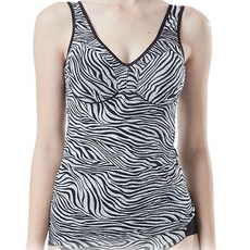 지브라 나염 빅사이즈 노몰드 브라런닝 2매입 L-4XL
