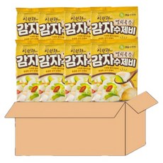 감자수제비 간편식사 간식 라면, 186.5g, 8개