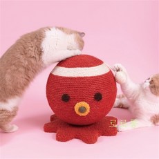 스크래쳐장난감볼삼줄