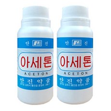 안진약품 아세톤, 100ml, 2개 - 100아세톤